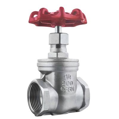 China General stainless steel CF8 CF8M NPT thread water handle whle 1000wog gate valve gate valve assembly for sale