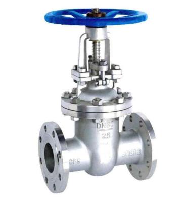 China General high quality 1 1/4' ss304 stainless steel soft seal gate valve prices flange gate valve for sale