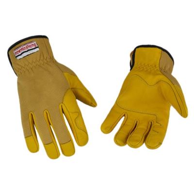 China Mechanics OEM Deer Goatskin Cowhide Cowhide Multi Purpose Driver Working Gloves Leather Safety for sale