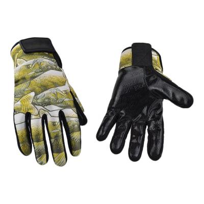 China Mechanical Cashmere Gloves Non-slip Police Winter Fishing Waterproof Gloves for sale