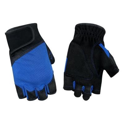 China Adjustable Wrist Strap Guantes Gym Sports Hands Soccer Running Pool Dive Fishnet Fishing Gloves for sale