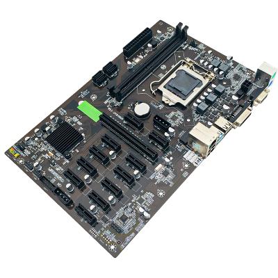 China Best-selling desktop motherboard with B250 12 GPU PCIE 16 CPU interface DDR4 memory suit for 12 GPU b250 motherboard machine for sale