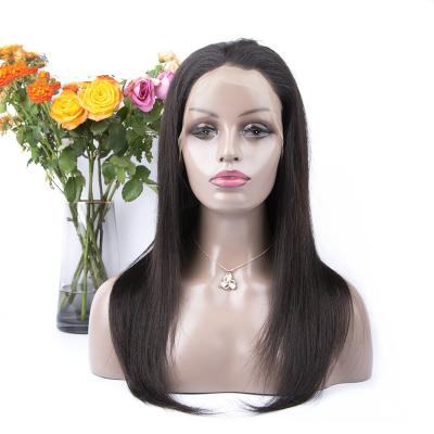 China Real Virgin Unprocessed Silky Straight Wave Cuticle Aligned Brazilian Lace Front Hair Wigs For Black Women for sale