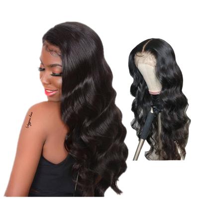 China Cheap Wholesale Cuticle Aligned 100% Virgin Human Hair Body Wave HD Transparent Curly Glueless Braided Full Lace Wigs for sale