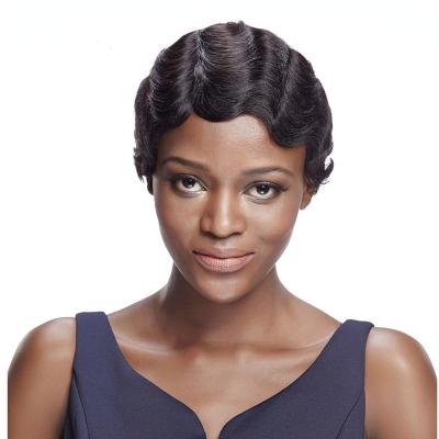 China Wholesale Cheap Unprocessed Cambodian Curly Curly Virgin Remy Pixie Cut Short Loose Deep Wave Human Hair Wig Afro Virgin Hair for sale