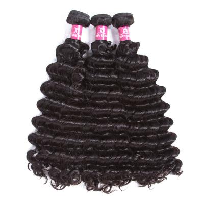 China Body Wave 16 18 20 22 Inch Original Peruvian Hair Weaves Pictures Curly 3 Bundles Deep Wave Deals for sale