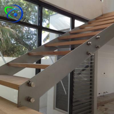 China Fashion Curved Structural Thrown Easy Staircase / Roof Design Handrail Installation Stairs Stainless Steel Staircase for sale