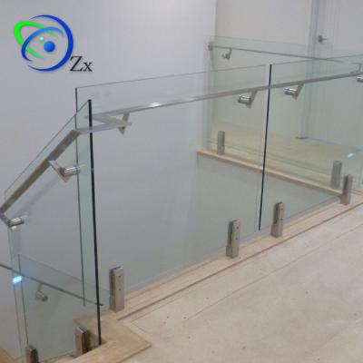 China Indoor Easy Diy Install Handrail Handrails And Handrails Stainless Steel Open Stair Baluster for sale