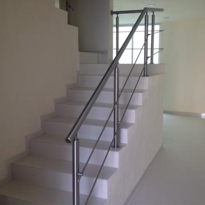 China 316 / 304 316 Inox stainless steel balustrade 304 stainless steel stair matt stair railing for sale