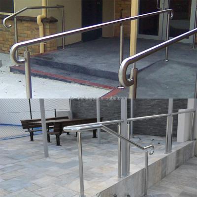 China Modern Outdoor Stainless Steel Handicap Stair Rails , Outdoor Handicapped Railing Accessories Fittings for sale