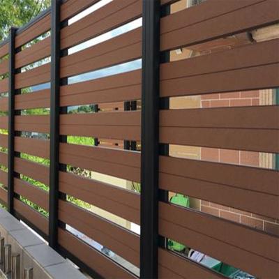 China Modern WPC Railing - WPC FENCE and GATE for Outdoor Yard PVC Handrail Railing Deck Railing for sale