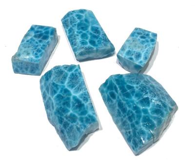 China Jewelry Making Factory Price Irregular Shape Cabochon Era Natural Larimar Or Raw Material Gemstone For DIY Jewelry Making And Jewelry Design for sale