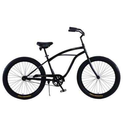 China High-Grade Single Speed ​​Men's Outlet Carbon Steel Factory Black City Road Leisure Bike for sale