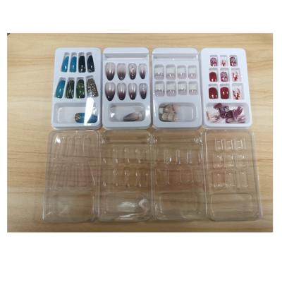 China Eco - Friendly Small Plastic Nail Trays Insert For Press On Nails , Medium Nail , Short Nail for sale