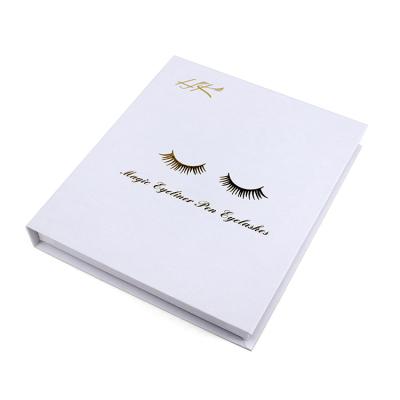 China Wholesale Custom Empty Lashbook Recycled Eyelash Packaging Materials Manufacturer Custom Logo for sale