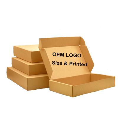 China Brand LOGO Design Brownie Cake Posting Recyclable Custom Printed Mailing Corrugated Box for sale