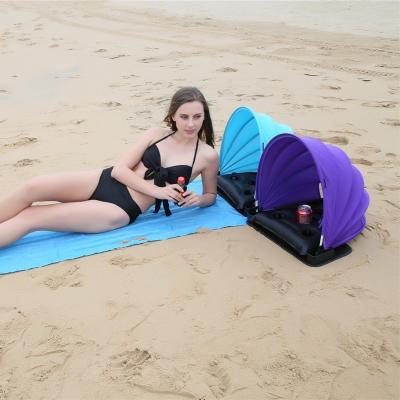 China Pop Beach Portable Outdoor Portable Personal Cabanas Sun Shade Canopy For Sunbathing for sale