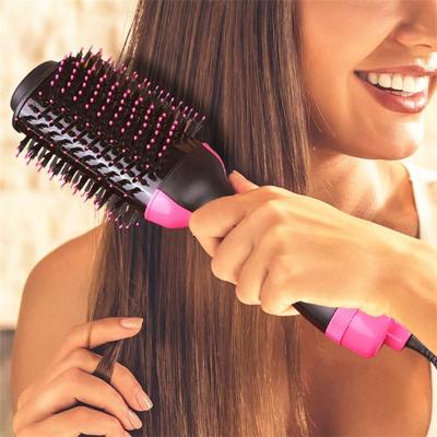 China Comb/Blow Out Professional Negative Ion Hair Dryer Brush Hair Dryer Brush Multifunctional Airbrush Curler Iron Blow Dryer Brush Hot Ion Salon Hair Tools for sale