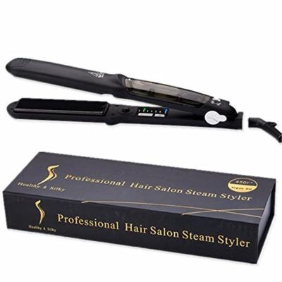 China Comb/Broom Home Use Private Label Professional Flat Iron Steam Styler Hair Straightener Steam Hair Straightener for sale