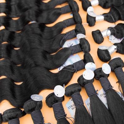 China Top Quality Unprocessed Natural Wave 10A 12A Hair Bundles Body Straight Curly Wave Deep Wave Bundles and Closure Set for sale