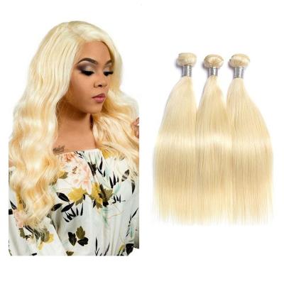 China 100% Raw Virgin Hair Cuticle Aligned Hair Bundle Free Sample Blonde 613 Full Lace Wigs Blue Tape Hair Bundles 40 Inches Full for sale