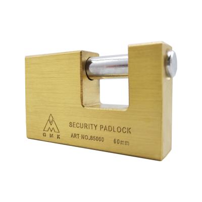 China Retro Anti-theft Exquisite Golden Padlock 65MM Padlock Solid Iron for sale