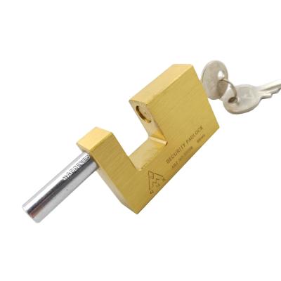 China Office OEM Acceptable Custom High Quality Luggage All Heavy Duty Rectangular Brass Padlock for sale