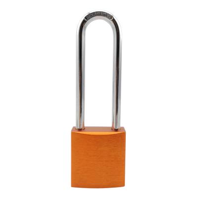 China Outdoor 40mm Aluminum Oxidation Colored Aluminum Padlock with Hardened Steel Shackle for Security Factory Industry Warehouse Gate Barrier for sale