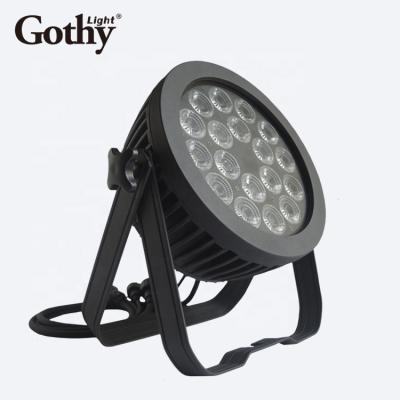 China Steps Par Led GT404-18A IP65 Slim Outdoor Waterproof 18x15w Slim Par Led for sale