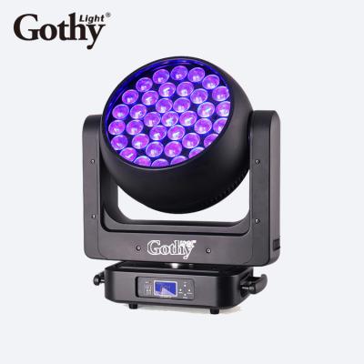 China STEPS Moving Head Beam 37pcs Wash Led 25w Led Chips Big Zoom Moving Head Led for sale