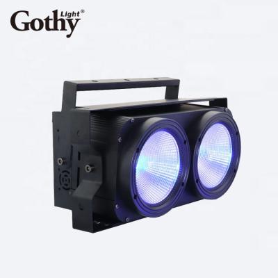 China Stages First Eye 100w Warm White And Cool White Cob Stage Blinder Light 2x100w for sale