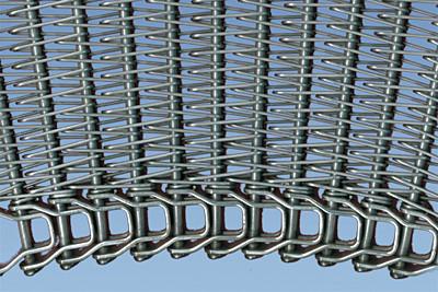 China Cooling Conveyor Belting,Wire Mesh Curve Belts, Metal Radius Belt for sale