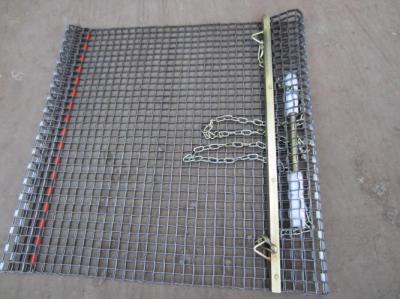 China Colour-plated Drag Mats with Metal Chain Bridle,Pulling Handle of Metal and Rubber Grips for sale