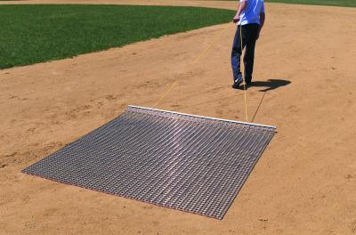 China Electro-Galvanised Mesh Drag Mat for Soil Preparation,Lawn Seeding,Track Baseball Surfaces for sale