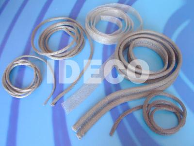 China Tinned Copper Clad Steel Knit Wire Mesh, EMI/RFI Shielding Knitted Wire Seals Gaskets, Cable Wrap Mesh for sale