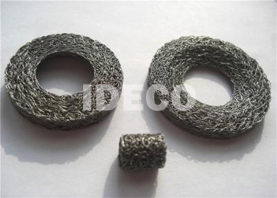 China Compressed Knitted Wire Mesh Gaskets, Knit Wire Anti Vibration Dampers, Stainless Steel Knitted Mesh Washer for sale