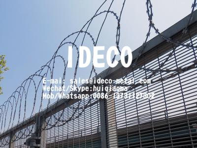 China Flat Wrapped Profile Razor Wire Coils, Flatwrap Razor Wire Fence Topping for Perimeter Security for sale