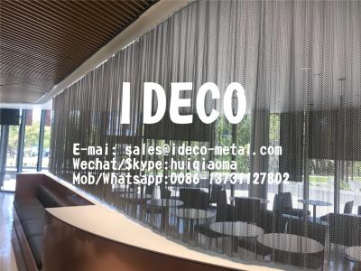 China Metal Coil Drapery, Cascade Coil Draperies, Aluminum Coil Mesh Curtains, Decorative Draping Fabrics for sale