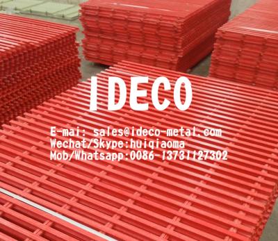 China Pultruded Fiberglass Gratings, ISO/Isophthalic Polyester Resin FRP Grids, Pultruded GRP/RFP Decking, Fibergrates for sale