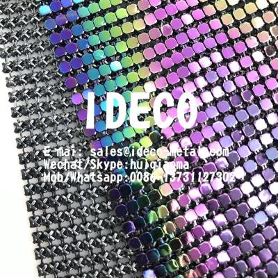 China Decorative Metallic Sequin Cloth, Metal Mesh Fabric Shimmer Screen, Aluminum Sequin Cloth for Garment/Dresses for sale