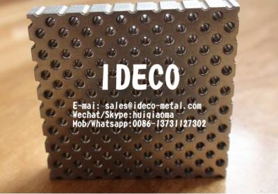 China Drilled Plates, Drilling Perforated Metal, SuperPerf Drilled Perforations, Holes Smaller than Thickness Perforated Sheet for sale