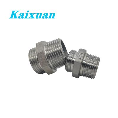 China Ss304/ss316L Water Pipe Stainless Steel Press Male Thread Connector Fitting Press Fitting Adapter for sale