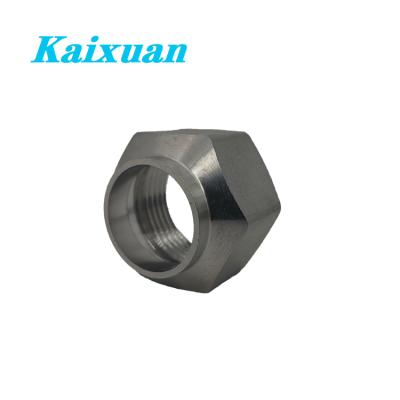 China Machine Tools Precision Casting Stainless Steel 304 316 Hex Nut With Welding Edge For Press Fixture for sale