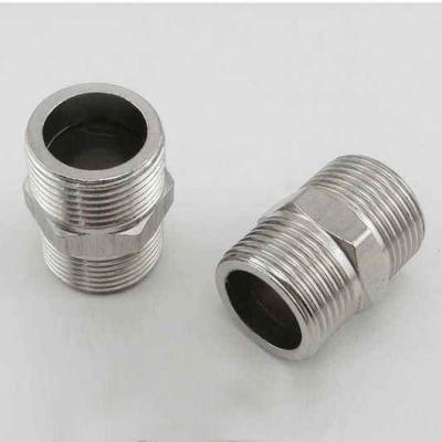 China New design SS304 nipple plug NPT to nps pipe nipple with high quality for sale