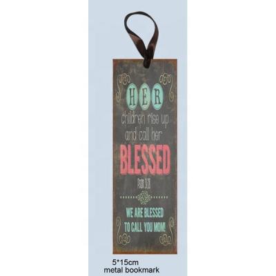 China China Metal Bookmark Hot Selling Standard Custom Free Printable Inspirational Bookmark for sale