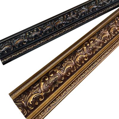 China Traditional PS Foam American Decorative Lines Interior Background Wall Frame Waist Strip Edge Closing Edge Backflow Pipeline for sale