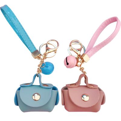 China 2021 New Fashionable Design DIY Women Accessories Coin Purse Key Chain Bell Key Chain Wallet for sale