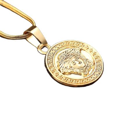 China 2017 New Products Hip Hop Coin Necklace Gold Chain Design Dubai Hot Casual/Sporty New For Men for sale