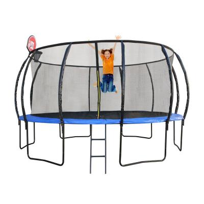 China With Protective Net Professional Manufacturers Price Cheap Big Outdoor Kids Trampolines For Sale for sale