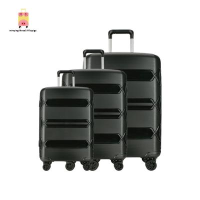 China pp 3 pieces pp luggage wholesale citi cabin suitcase travel luggage travel bag suitcase pp sets luggage sets for sale